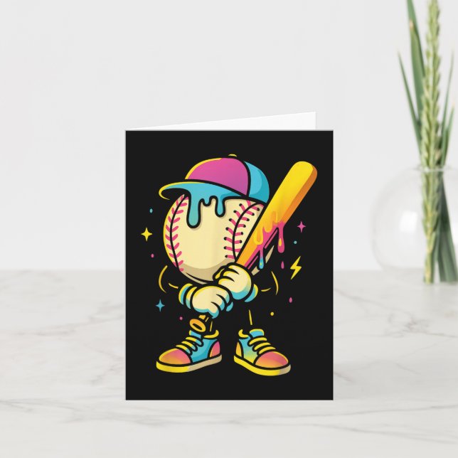Baseball Lifestyle 101 Bekleidungsjugend Baseball  Karte (Vorderseite)