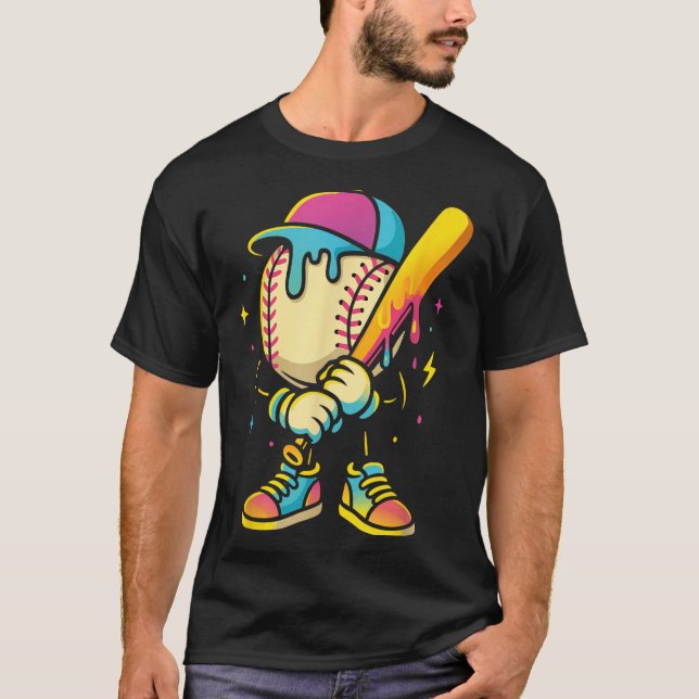 Baseball Lifestyle 101 Bekleidungsjugend Baseball  T-Shirt (Vorderseite)