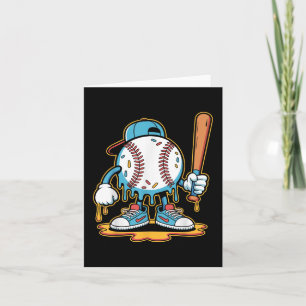 Baseball Lifestyle 101 T-Shirt Jugend Baseball Tro Karte