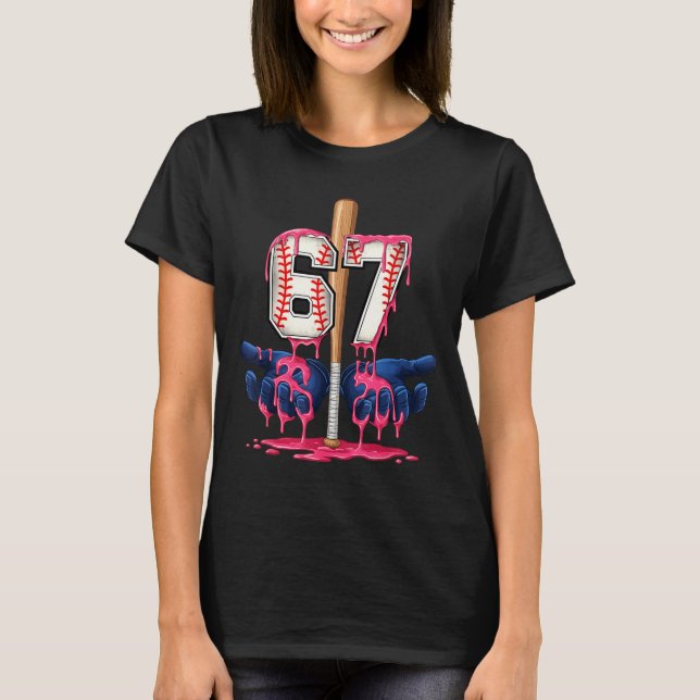 Baseball Lifestyle Shirt Youth Baseball Glove Drip (Vorderseite)