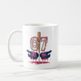 Baseball Lifestyle Shirt Youth Baseball Glove Drip Kaffeetasse