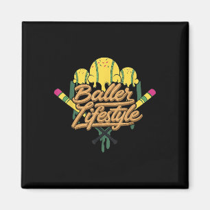 Baseball Lifestyle Zuhause Tafel Eiscreme Tropfen Magnet