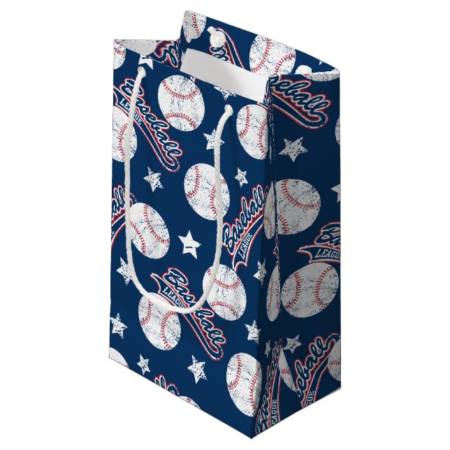 Baseball-Liga Kleine Geschenktüte (Vorderseite Schrägansicht)