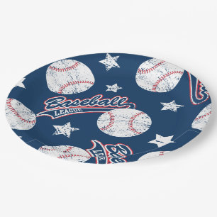 Baseball-Liga Pappteller