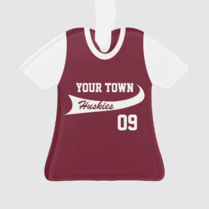Baseball-Liga-Trikot-Uniform mit Foto Ornament