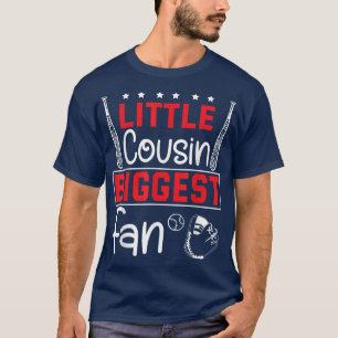 Baseball Little Cousin Größter Fanspieler Glückwun T-Shirt