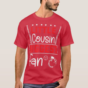 Baseball Little Cousin Größter Fanspieler Glückwun T-Shirt