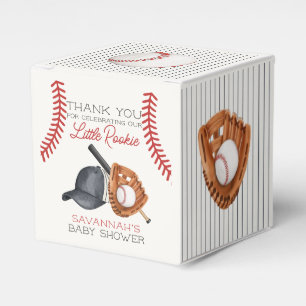 Baseball Little Rookie Zuhause Run Baby Shower Gef Geschenkschachtel