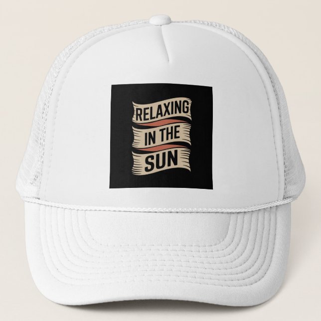 Baseball Logo Trucker Hat Truckerkappe (Vorderseite)