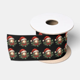 Baseball Lovers Christmas Ribbon Satinband