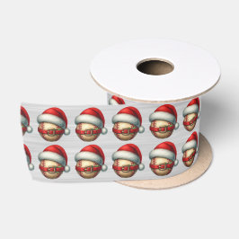 Baseball Lovers Christmas Ribbon Satinband