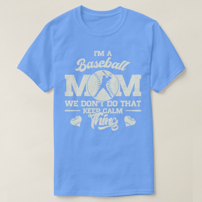 Baseball-Mama 2 T-Shirt (Design vorne)