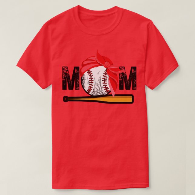 Baseball-Mama 33 T-Shirt (Design vorne)