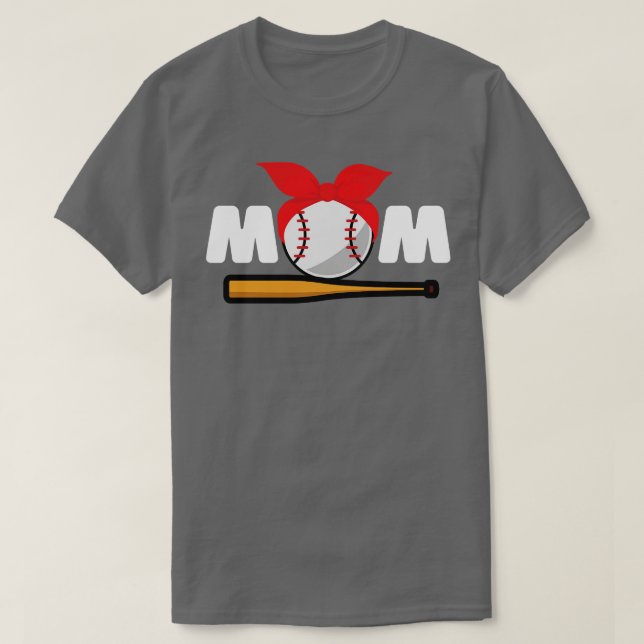 Baseball-Mama 48 T-Shirt (Design vorne)