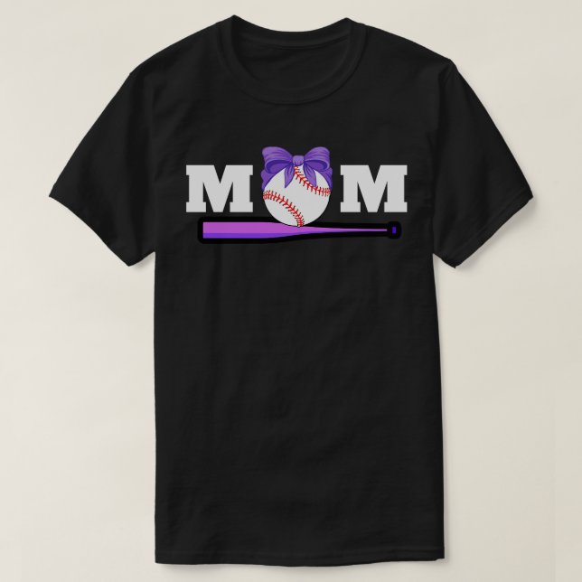 Baseball-Mama 52 T-Shirt (Design vorne)