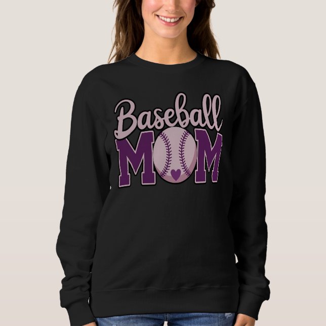 Baseball-Mama, Baseball-Game-Tag Sweatshirt (Vorderseite)