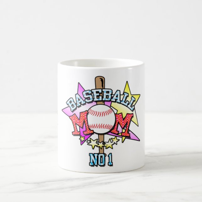 Baseball-Mama, Baseball Kaffeetasse (Mittel)