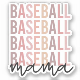 Baseball Mama   Baseball-Mama Aufkleber