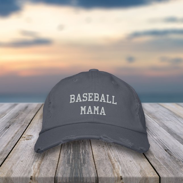 Baseball Mama Bestickte Baseballkappe (Von Creator hochgeladen)