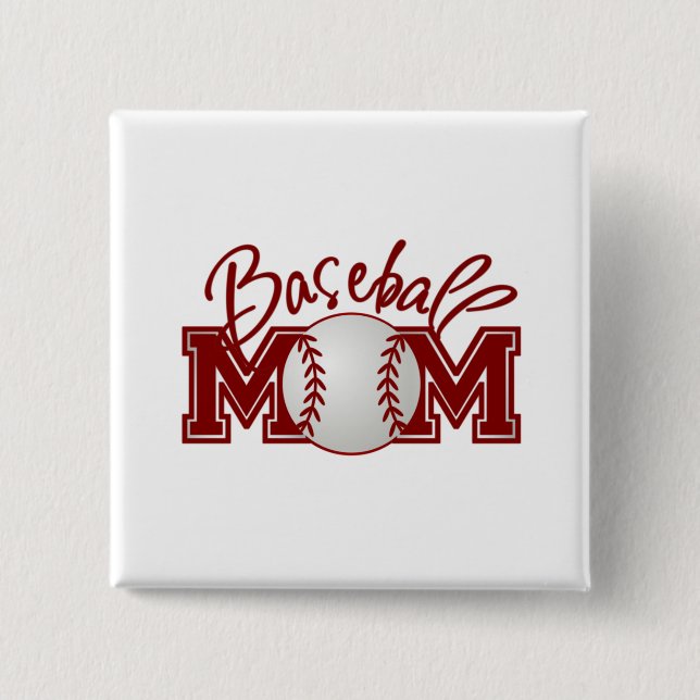 Baseball MAMA Button (Vorderseite)