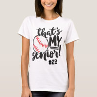 Baseball-Mama Das ist meine Abschluss-Trikotnummer