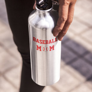 Baseball-Mama Edelstahlflasche