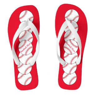 BaseBall-Mama-Flip-Flops Flip Flops