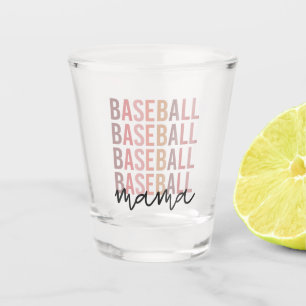 Baseball Mama Geschenke für Baseball-Mamas Schnapsglas