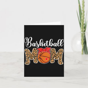 Baseball-Mama Leopard Spieltag Lustig Muttertag Karte
