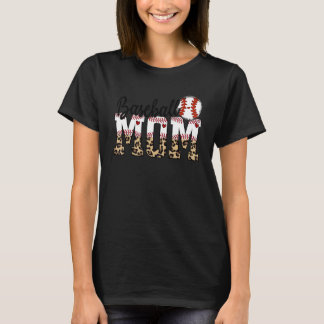 Baseball-Mama-Liebe, um meinem Kind beim Baseball- T-Shirt