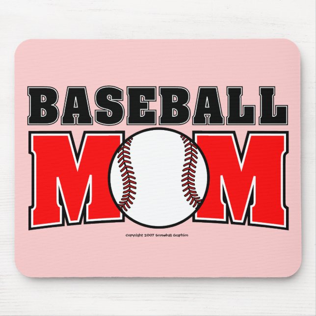 Baseball Mama Mousepad (Vorne)