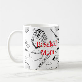 Baseball Mama Muster Klassische Tasse, 11 oz Kaffeetasse
