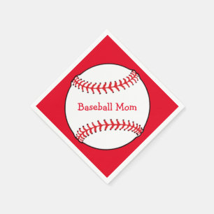 Baseball Mama Paper Napkin Serviette