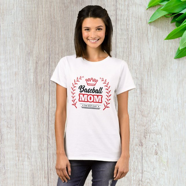 Baseball Mama Shirt Die beste Krone je (Von Creator hochgeladen)