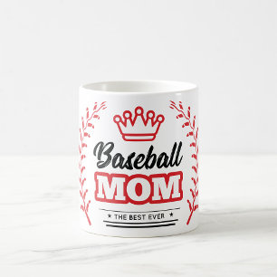 Baseball Mama Shirt Die beste Krone je Kaffeetasse