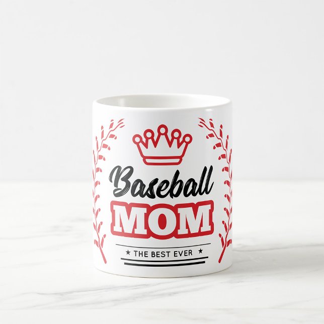 Baseball Mama Shirt Die beste Krone je Kaffeetasse (Von Creator hochgeladen)