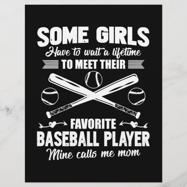 Baseball-Mama-Shirt Flyer (Vorne)