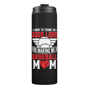 Baseball-Mama Sport-Elternteil Spiel-Tag Mutter Thermosbecher