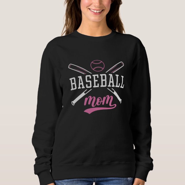 Baseball-Mama Sweatshirt (Vorderseite)
