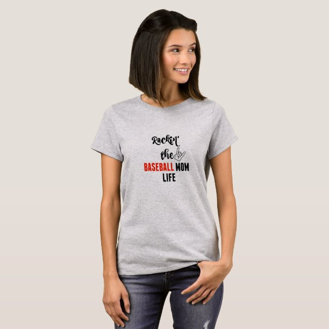 BASEBALL MAMA T - SHIRT (Vorne ganz)