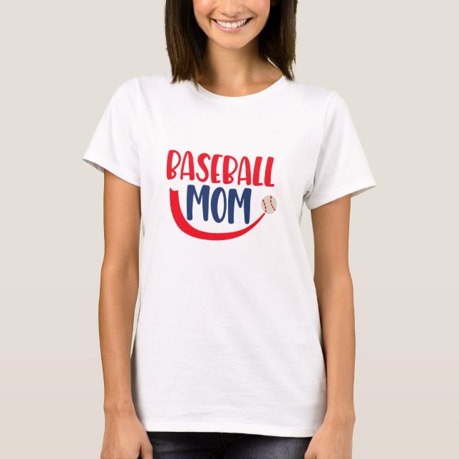 Baseball Mama T-Shirt (Vorderseite)