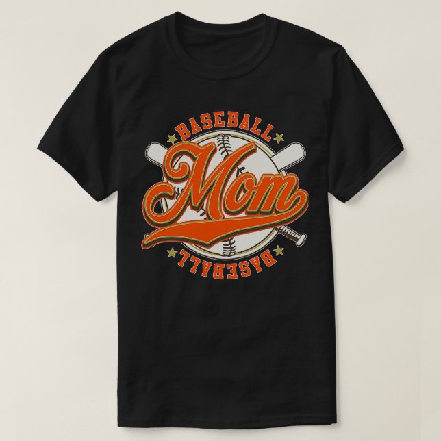 Baseball-Mama T-Shirt (Design vorne)