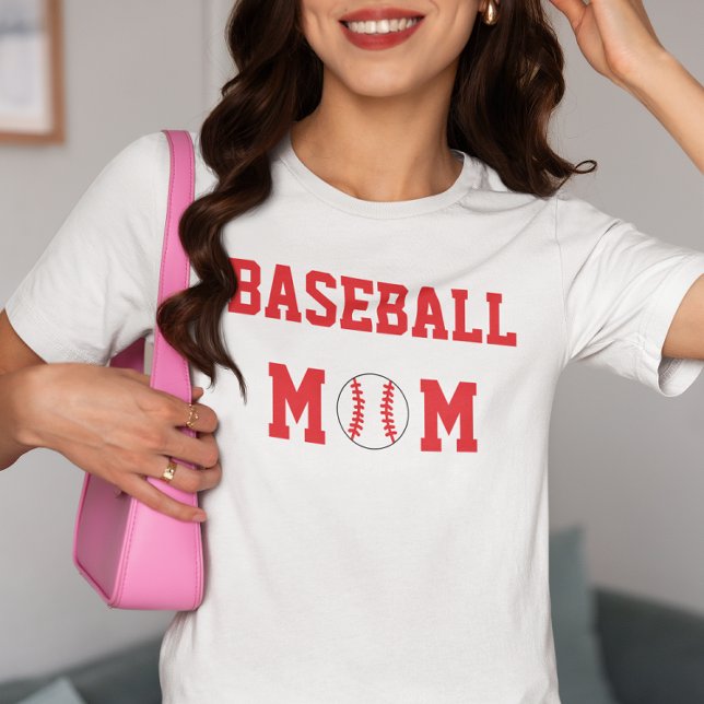 Baseball-Mama T-Shirt (Von Creator hochgeladen)