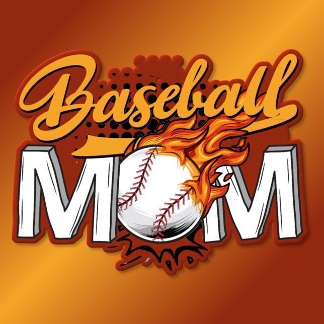 Baseball-Mama T-Shirt (Von Creator hochgeladen)