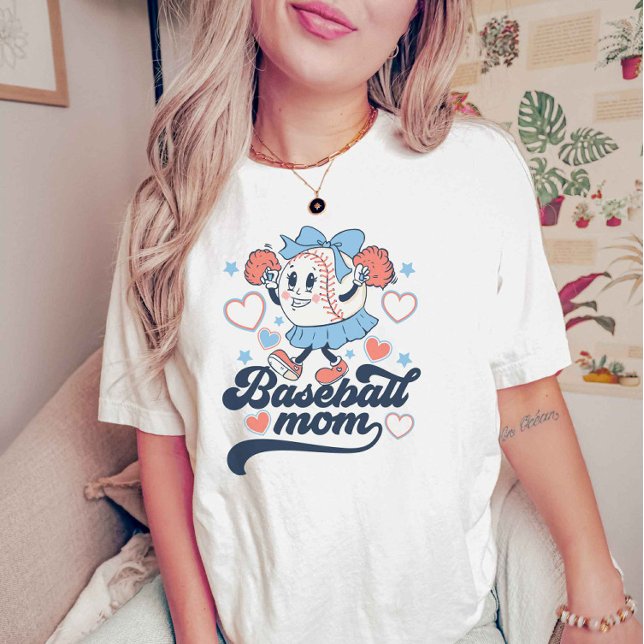 Baseball-Mama T-Shirt (Von Creator hochgeladen)