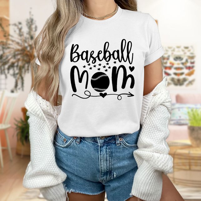 Baseball Mama T - Shirt, Baseball Mama T-Shirt (Von Creator hochgeladen)