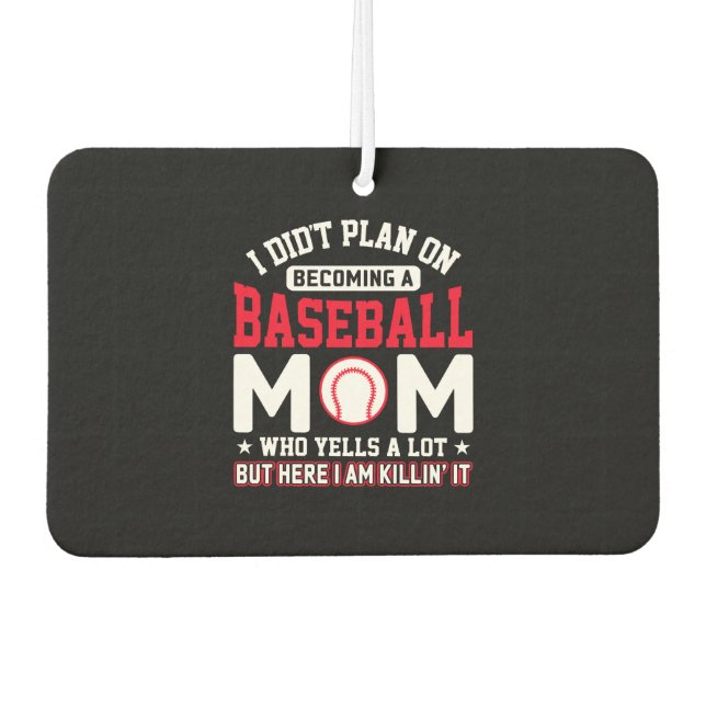 BASEBALL MAMA TSHIRT AUTOLUFTERFRISCHER (Vorderseite)