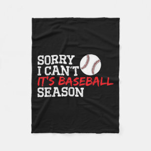Baseball-Mama-Vater Funny Sorry, dass ich es nicht Fleecedecke