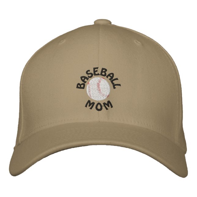 Baseball-Mamas bestickte Cap Bestickte Baseballkappe (Vorderseite)