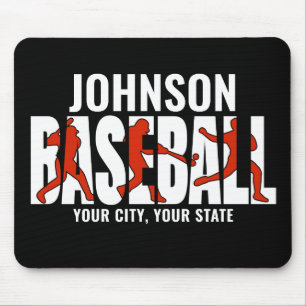 Baseball-Mannschaft ADD NAME Champion Spiel Spiele Mousepad